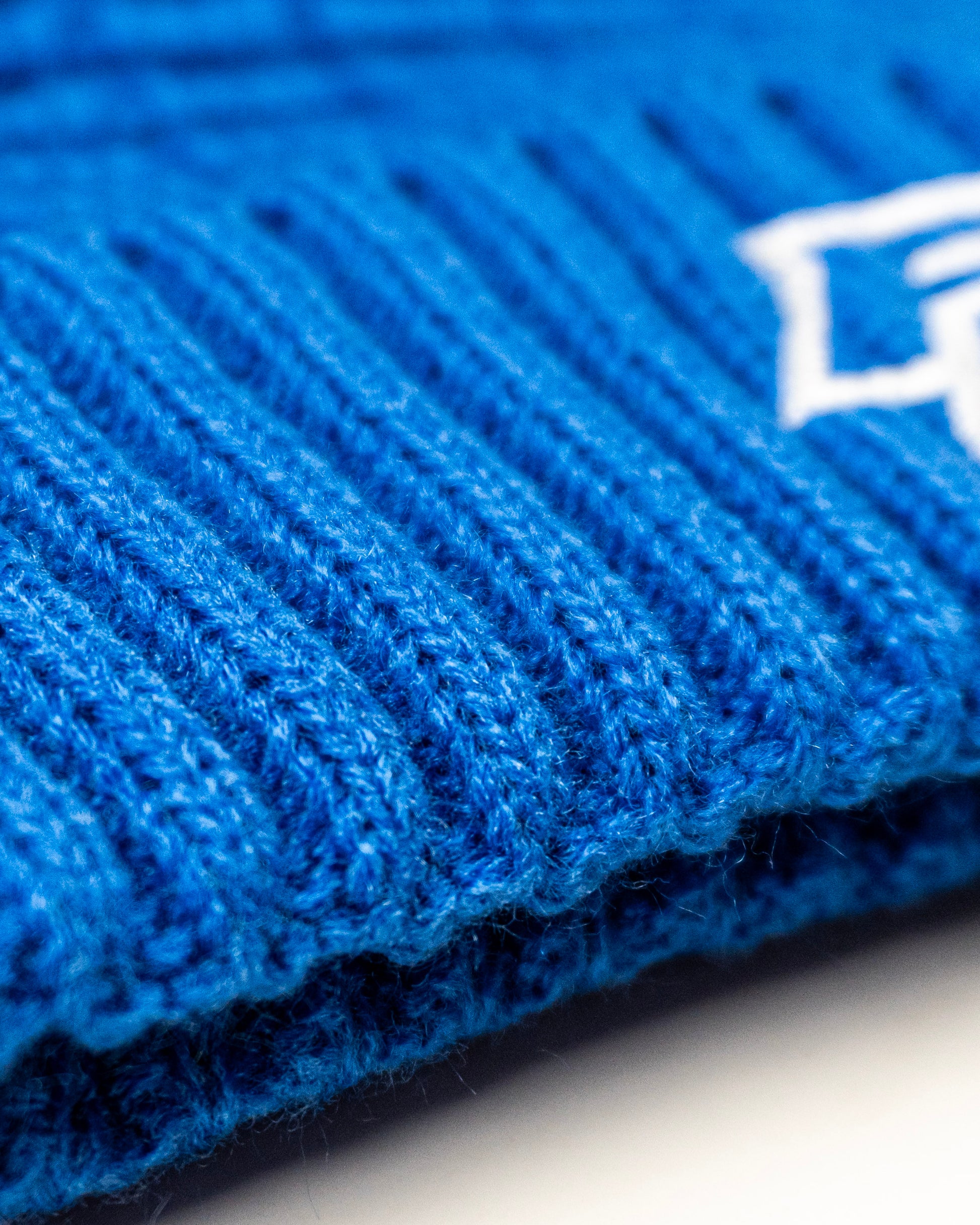 Ribbed Beanie (Alpine Blue)
