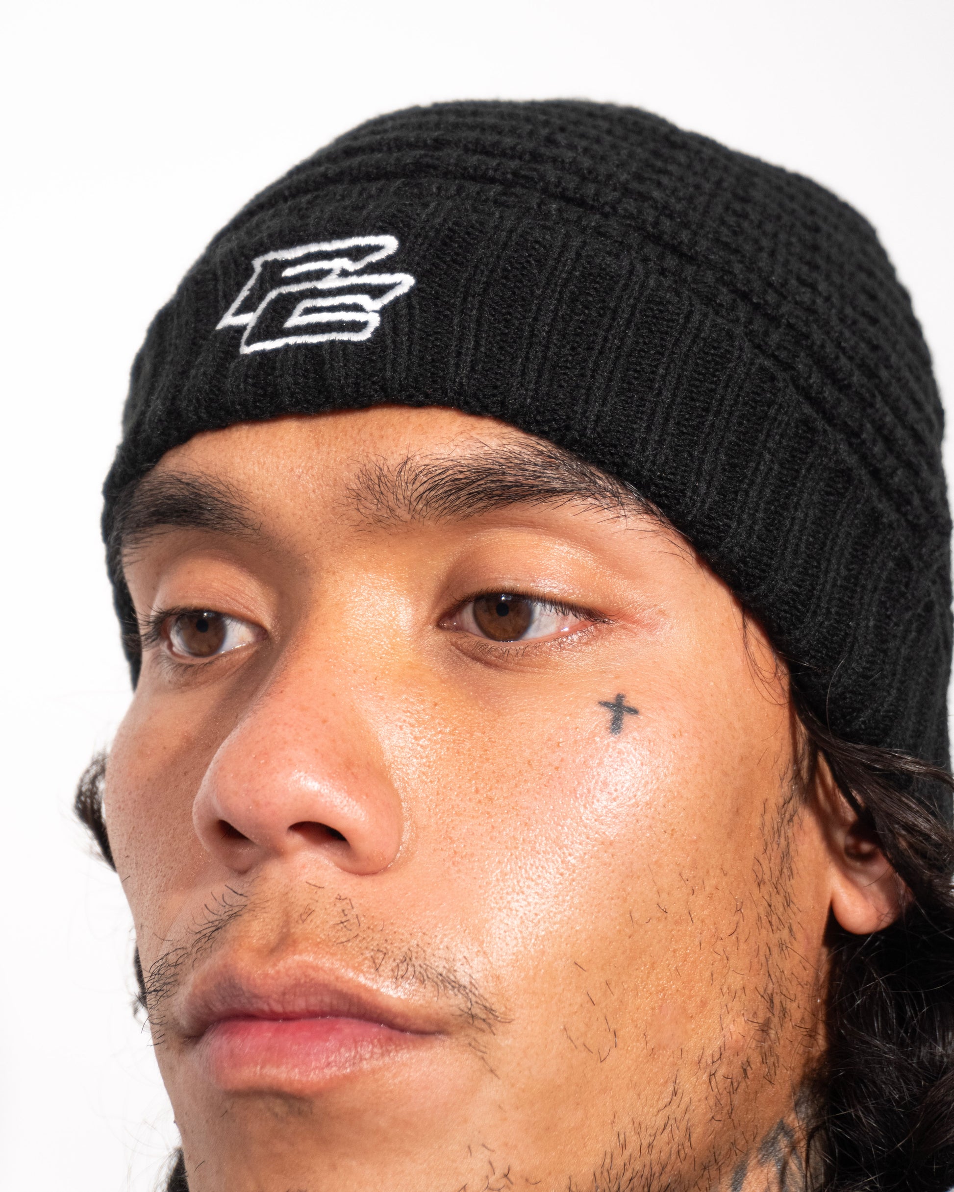 Ribbed Beanie (Black)