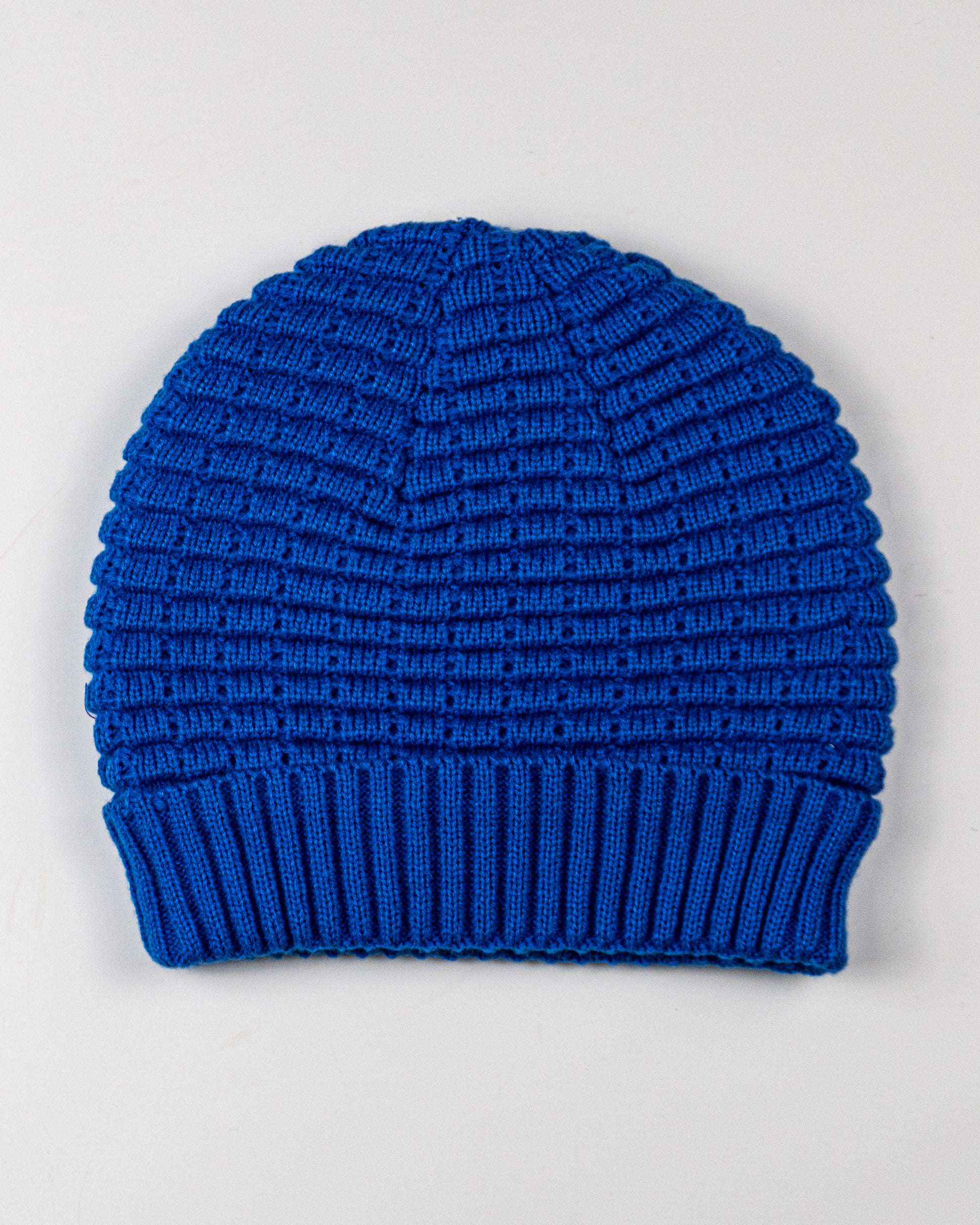 Ribbed Beanie (Alpine Blue)