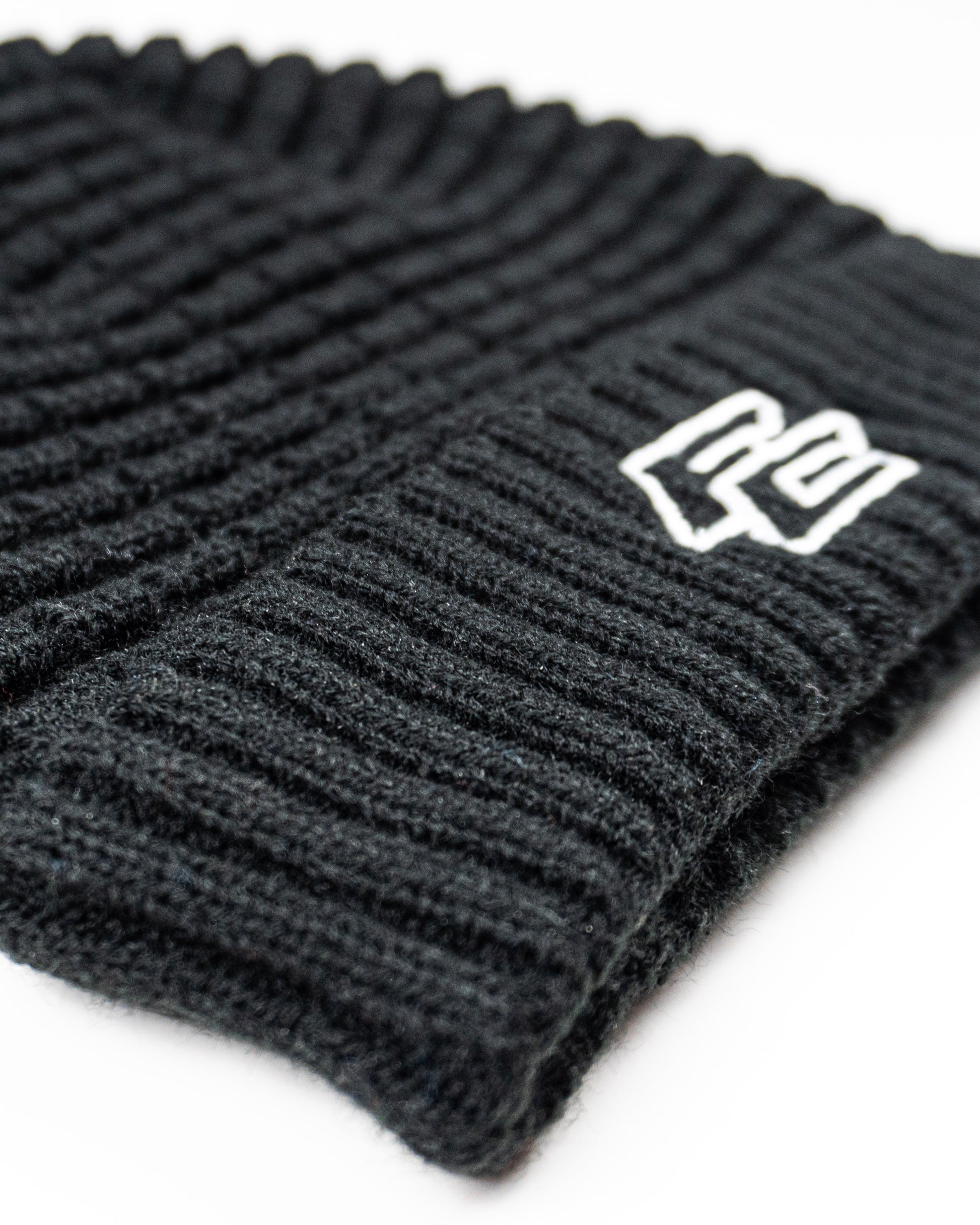 Ribbed Beanie (Black)
