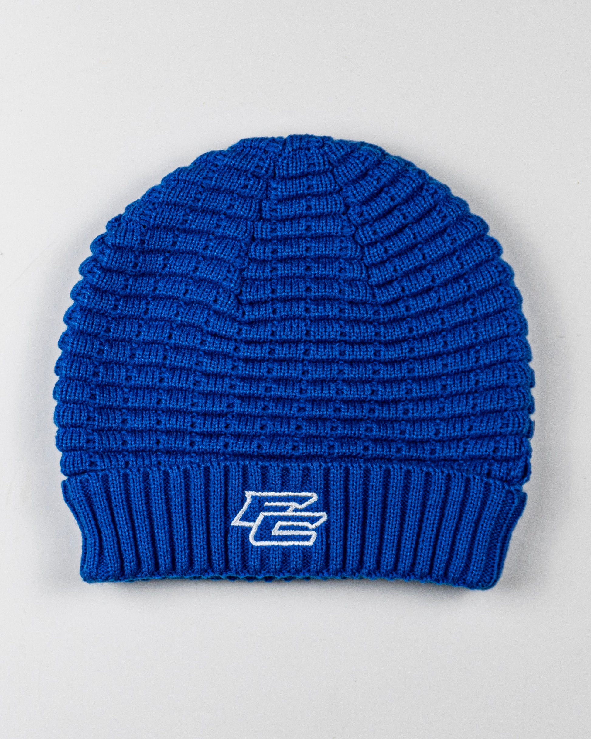 Ribbed Beanie (Alpine Blue)