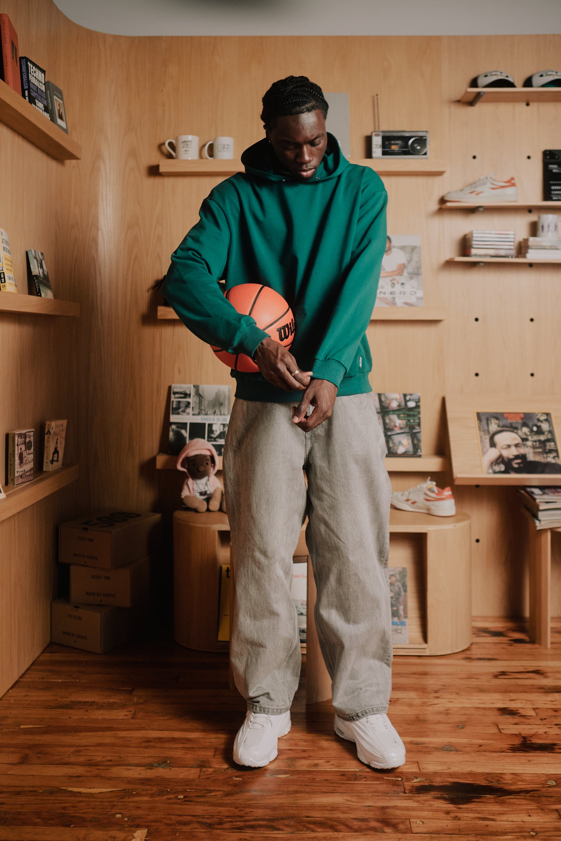 Basic Hoodie "Racer Green"