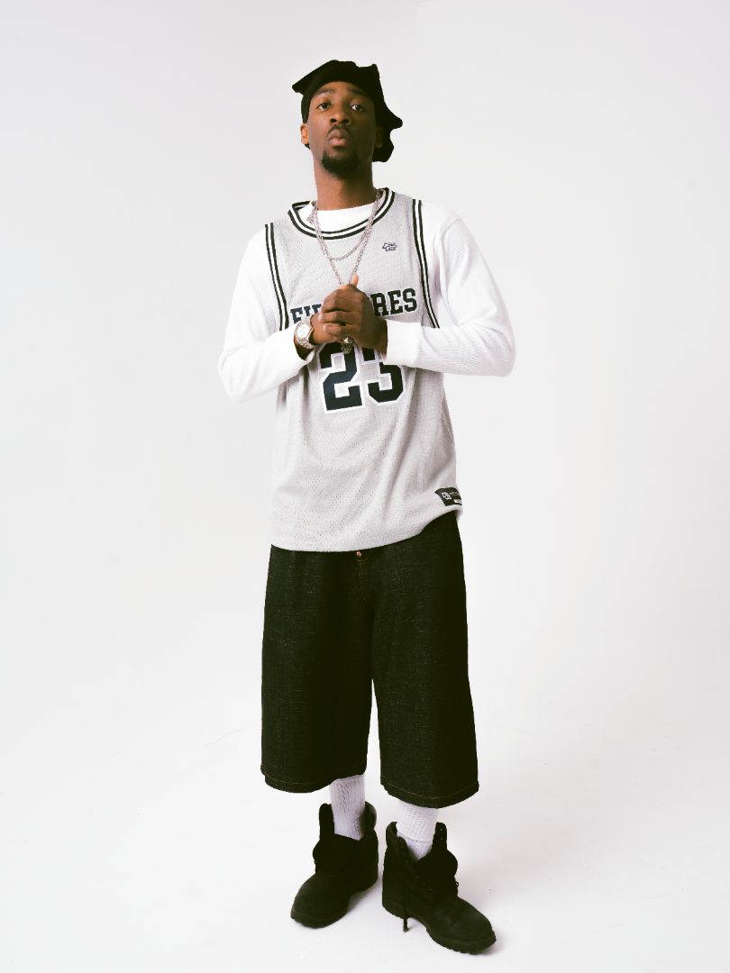 "Silver Steel" Basketball Jersey