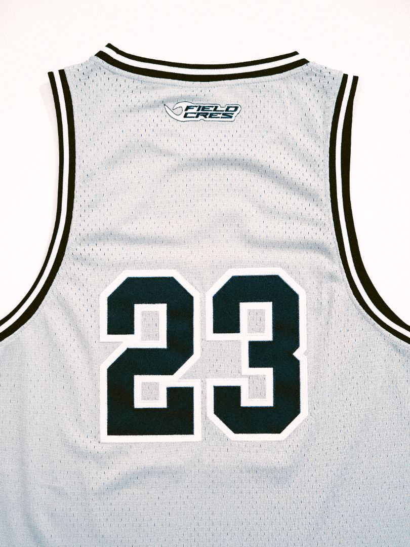 "Silver Steel" Basketball Jersey
