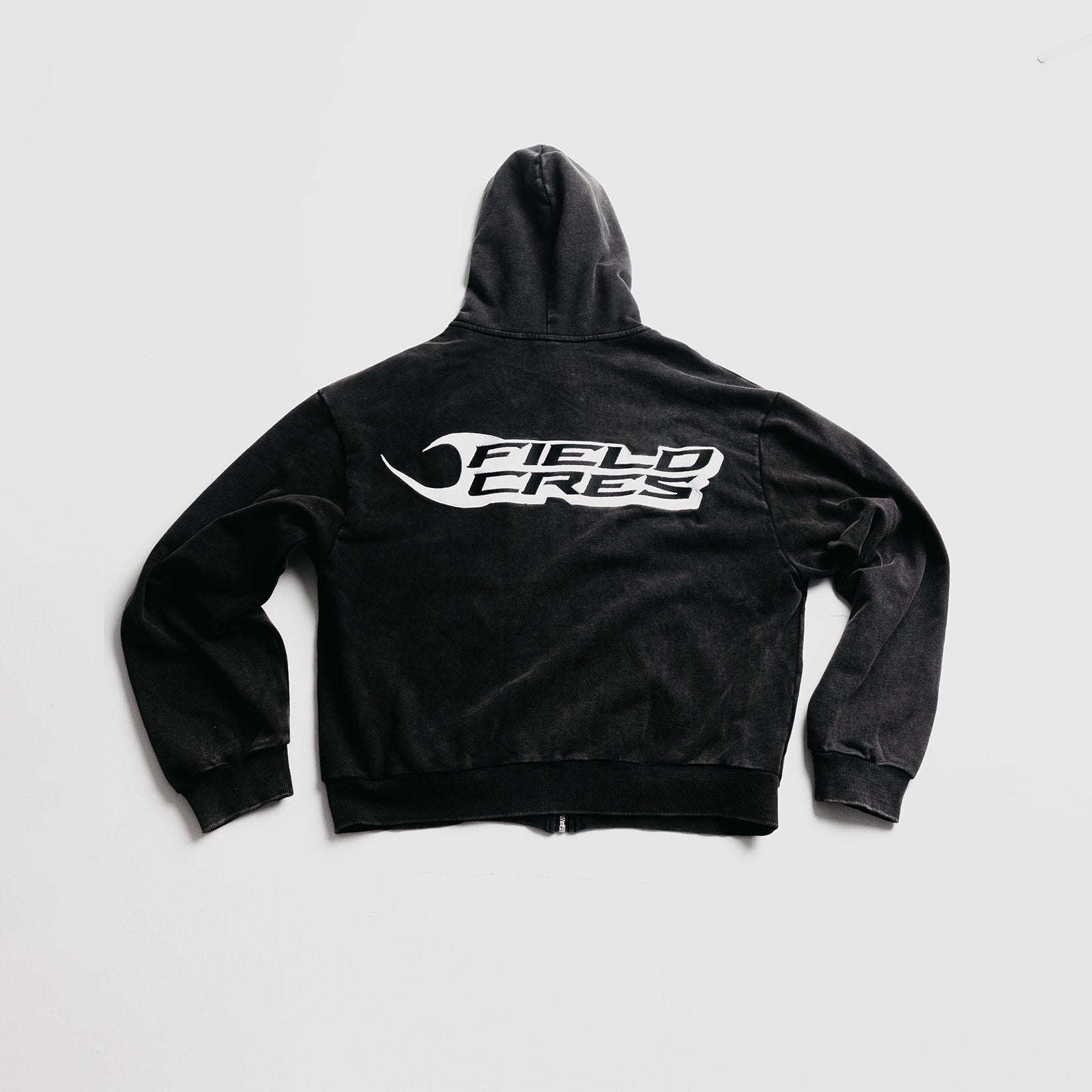 Basic Sunfaded Zip-Up Hoodie