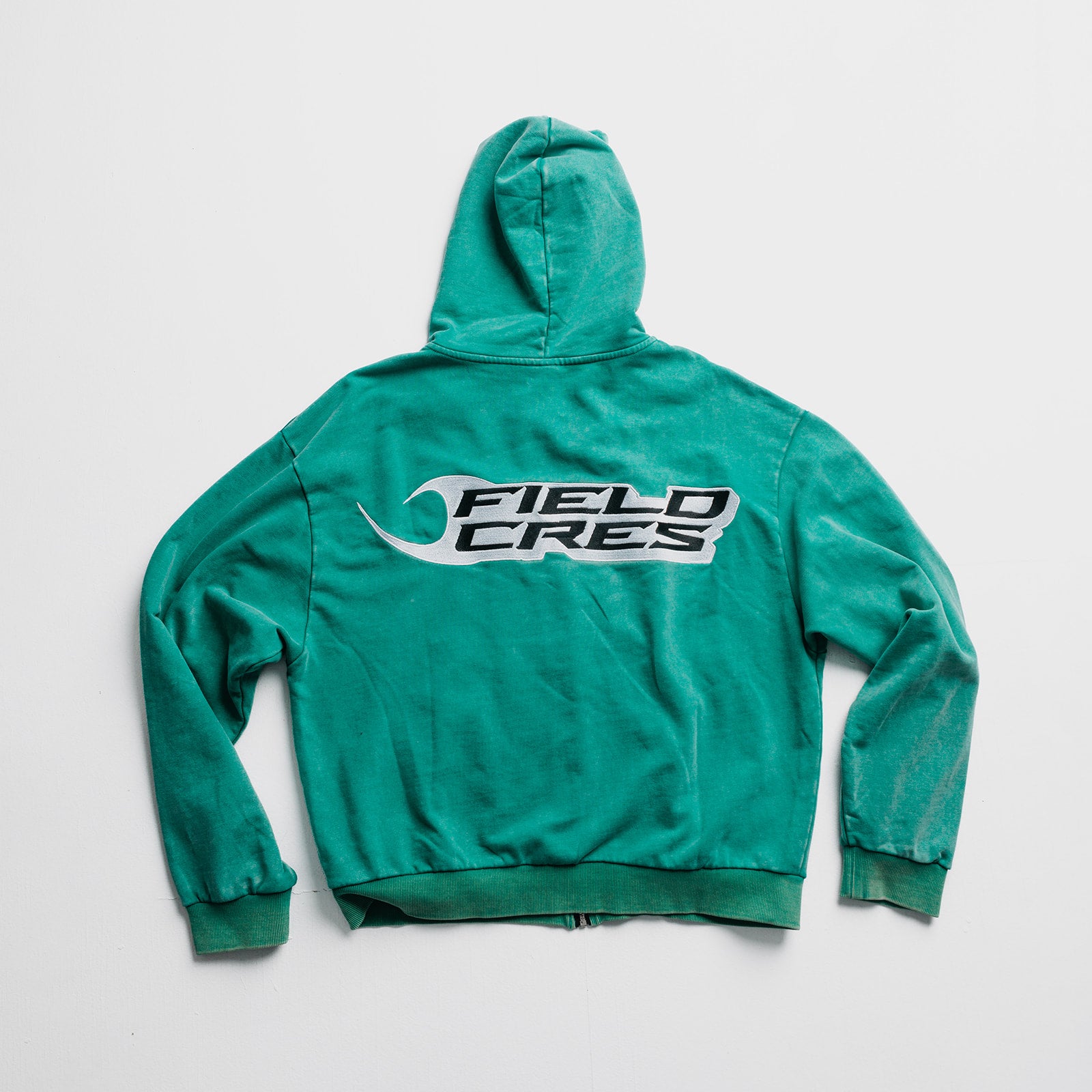 Basic Sunfaded Zip-Up Hoodie